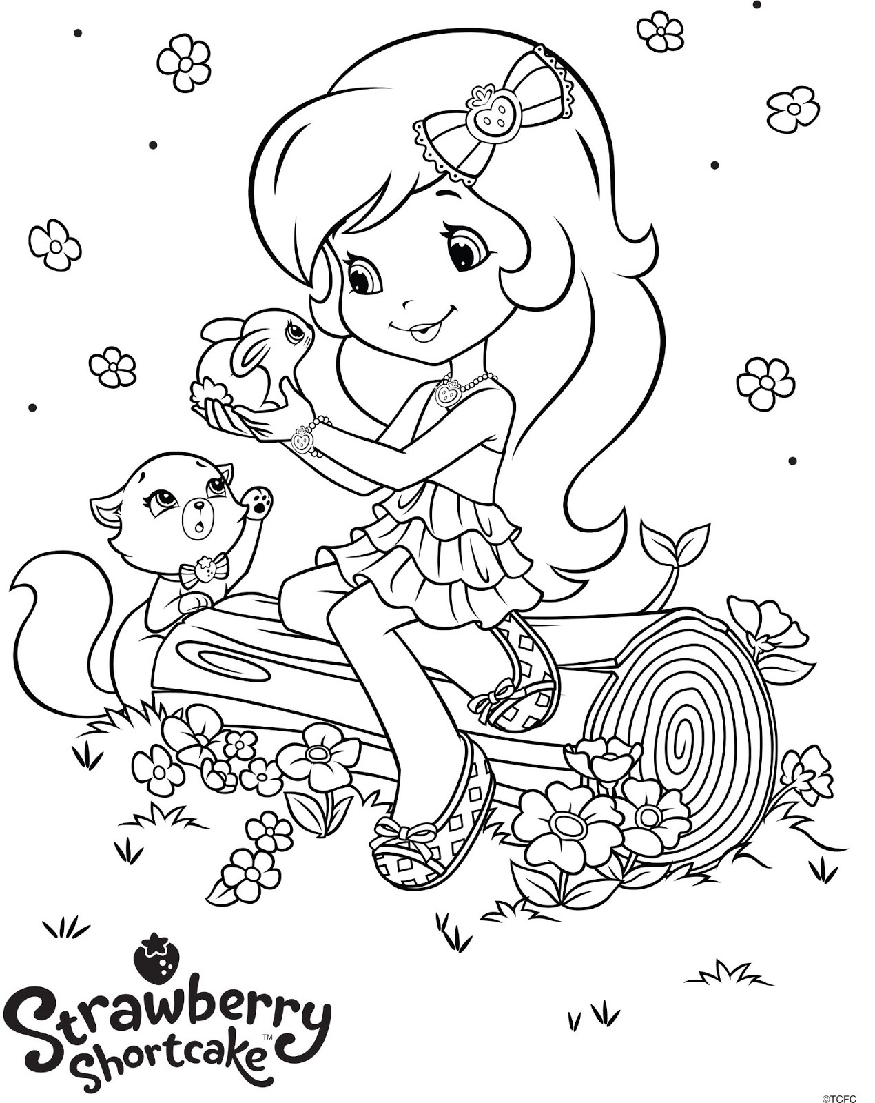 1270x1600 25 Strawberry Shortcake Coloring Pages Printable Free Coloring Pages