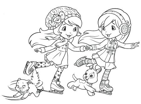 450x334 Charming Ideas Strawberry Shortcake Coloring Pages Princess