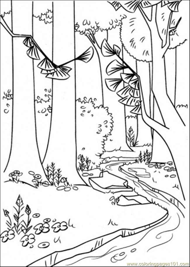 650x912 Stream Coloring Page