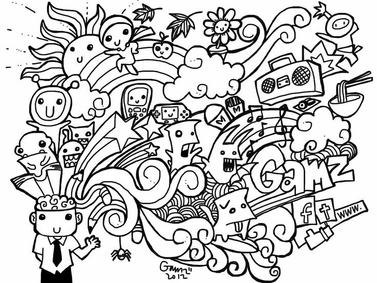 Street Art Coloring Pages