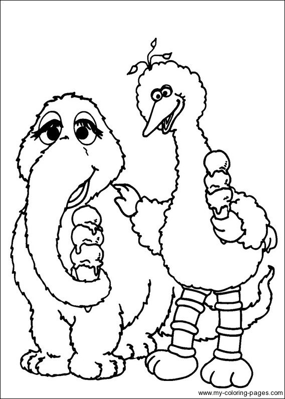 569x796 Sesame Street Coloring Pages