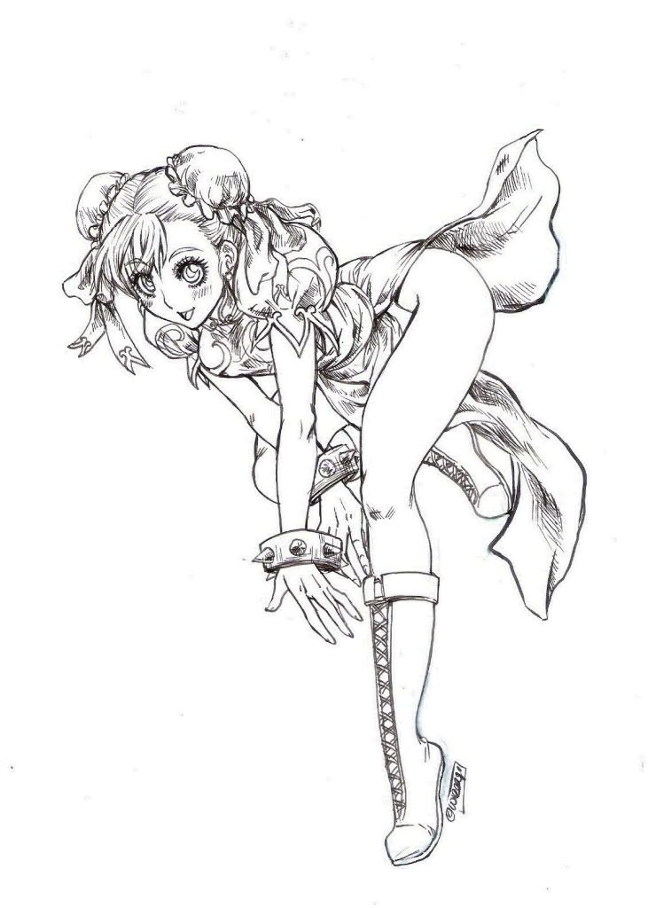 731x1024 Chun Li Drawing