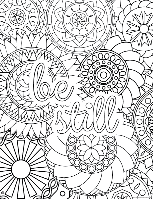 612x792 Stress Relief Coloring Pages To Help You Find Your Zen Again