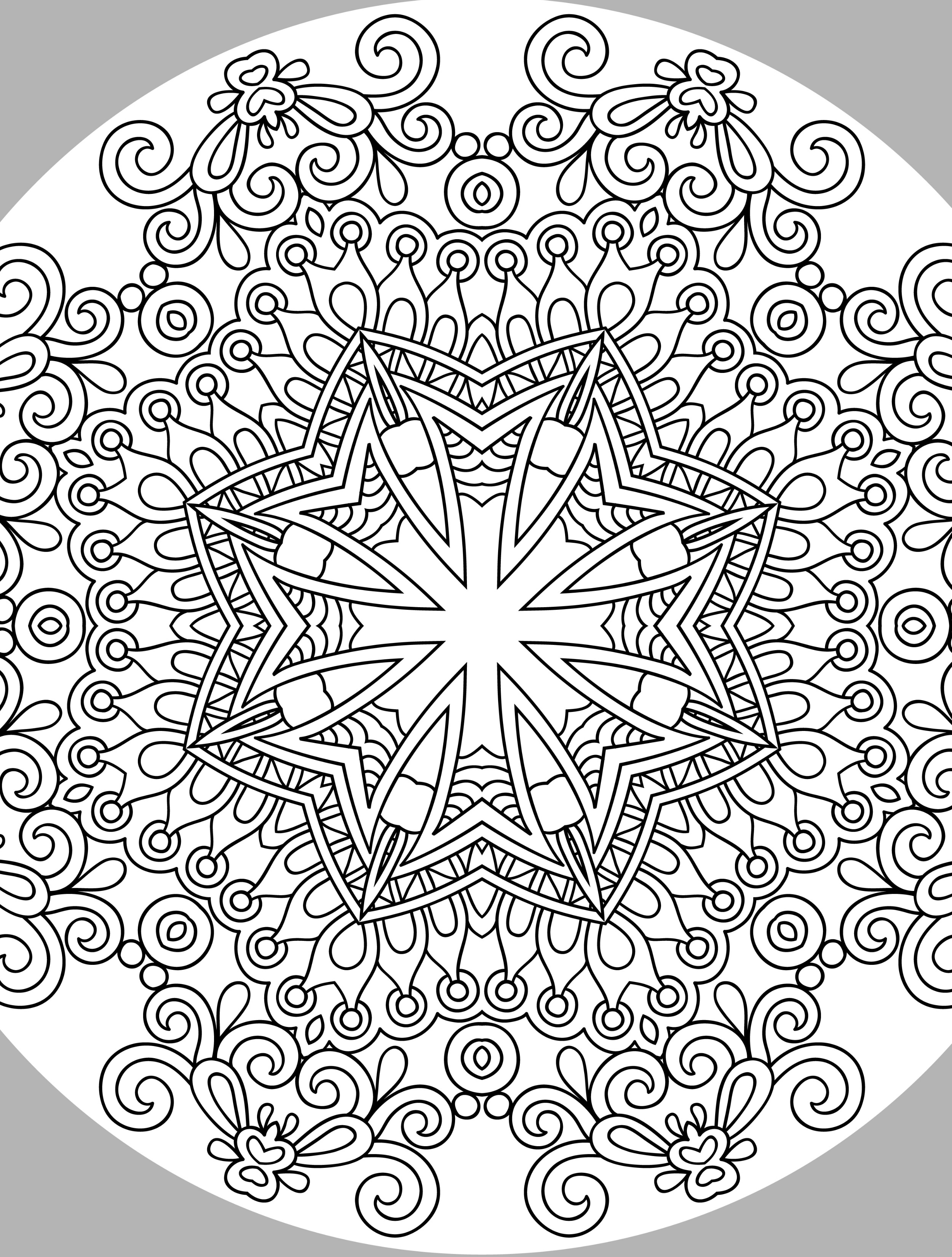 2500x3300 Stress Reducing Coloring For Adults Pages Free