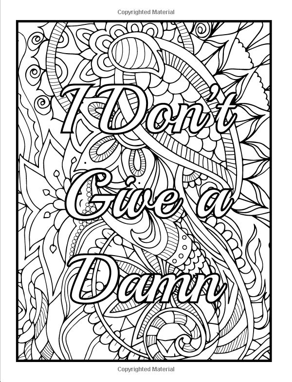 Stress Relief Coloring Pages For Adults