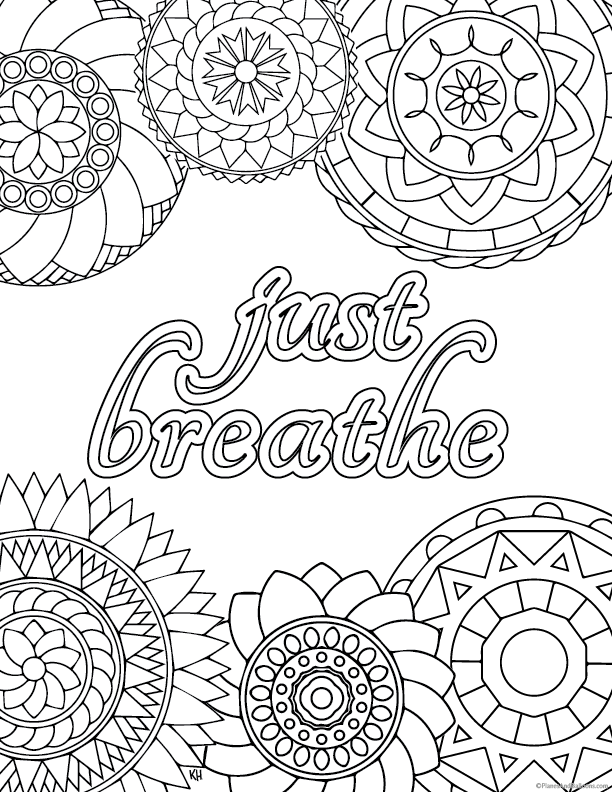 612x792 Stress Relief Coloring Pages To Help You Find Your Zen Again