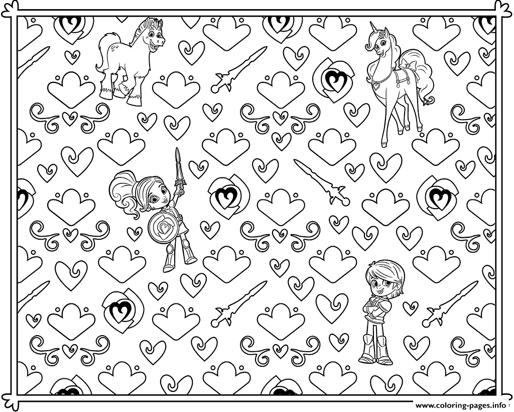 1024x820 Nella Princess Adult Colouring Page To Promote Stress Relief
