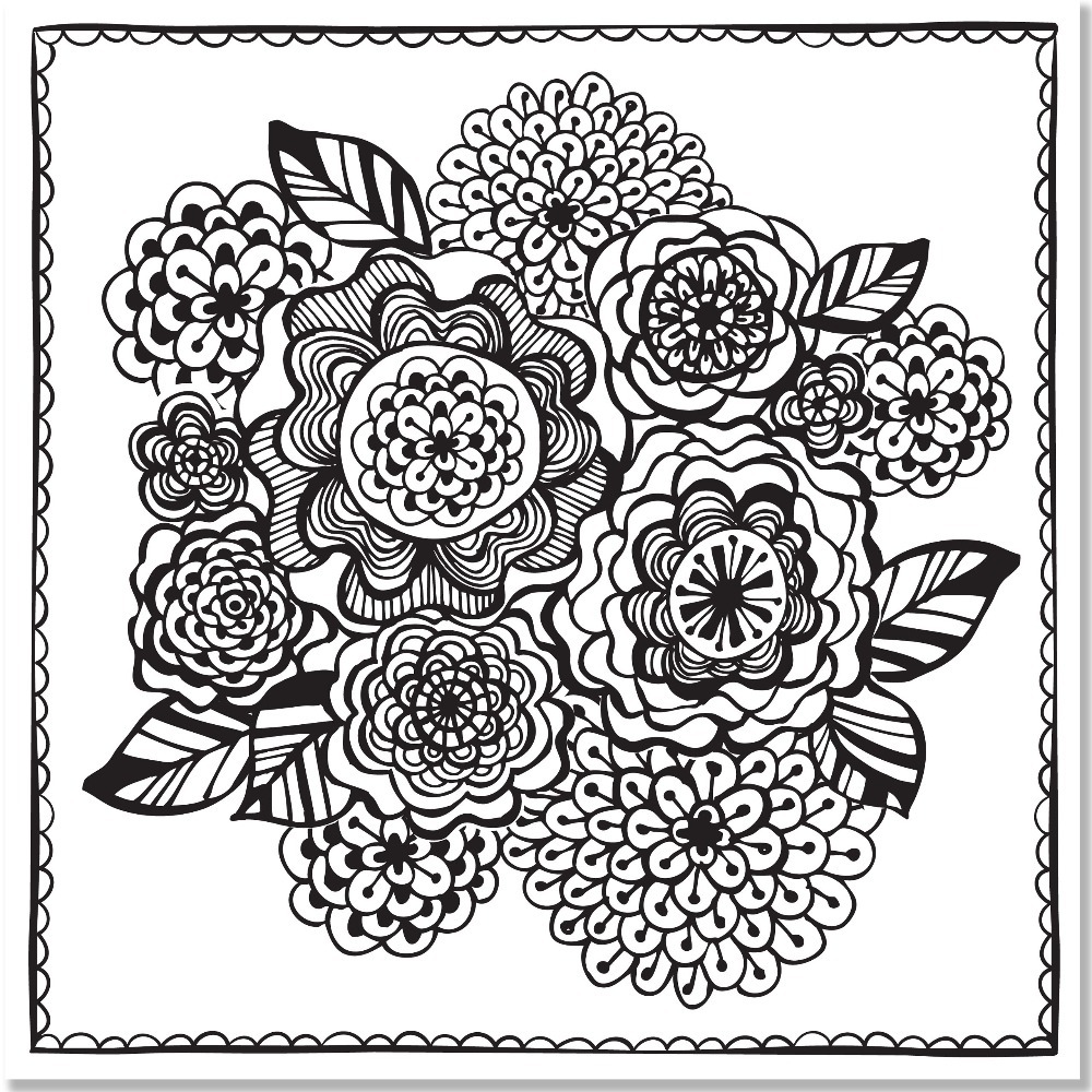 1000x1000 Joyful Designs Artist's Coloring Book 31 Stress Relieving Designs