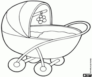 Stroller Coloring Pages