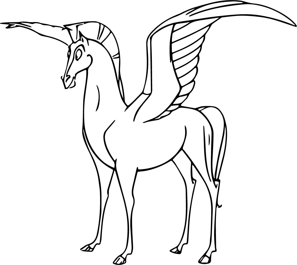 1187x1058 Strong Pegasus Coloring Pages Cute Zebra New 3366 Pegasus Coloring
