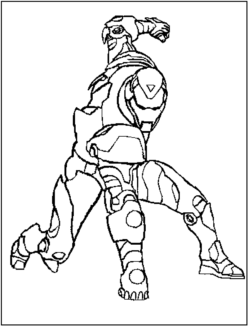 800x1050 Iron Man Coloring Pages