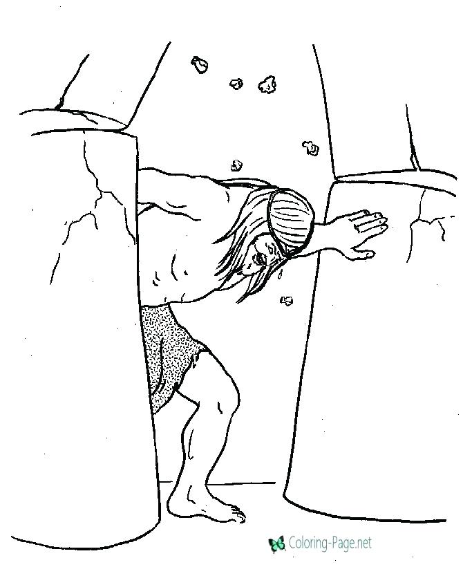 670x820 Samson Coloring Page Strong Coloring Page Samson The Strong Man
