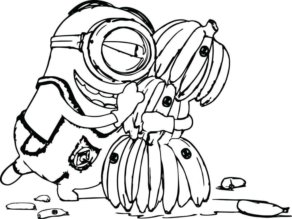 1024x767 Minion Coloring Sheets Minion Unicorn Coloring Pages Plus Minion