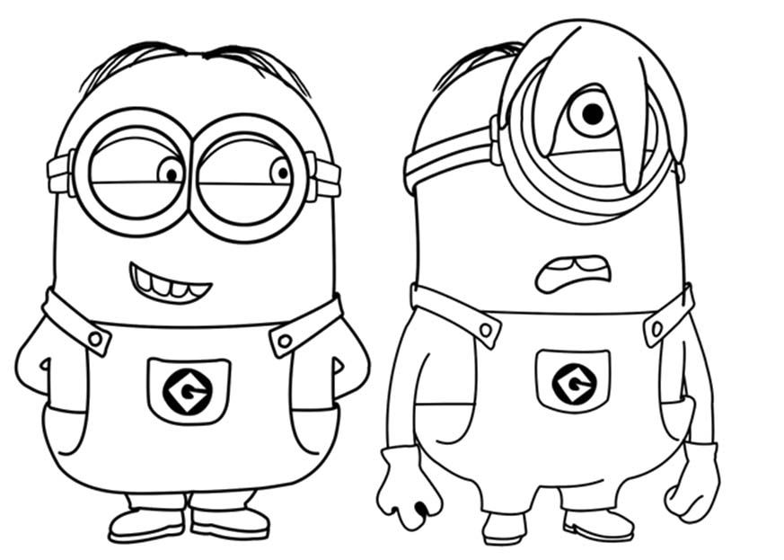 873x623 Despicable Me Tim Stuart And Jerry Coloring For Kids, Tim Boy