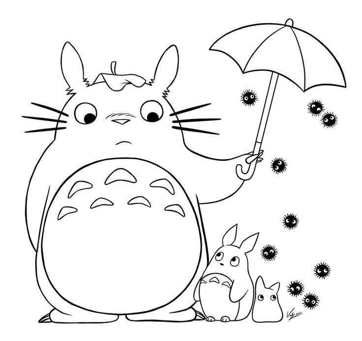 736x693 107 Best Studio Ghibli Coloring Pages Images On Inside