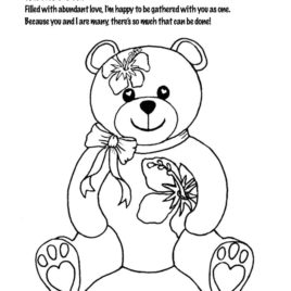 268x268 Coloring Pages Stuffed Animals Archives