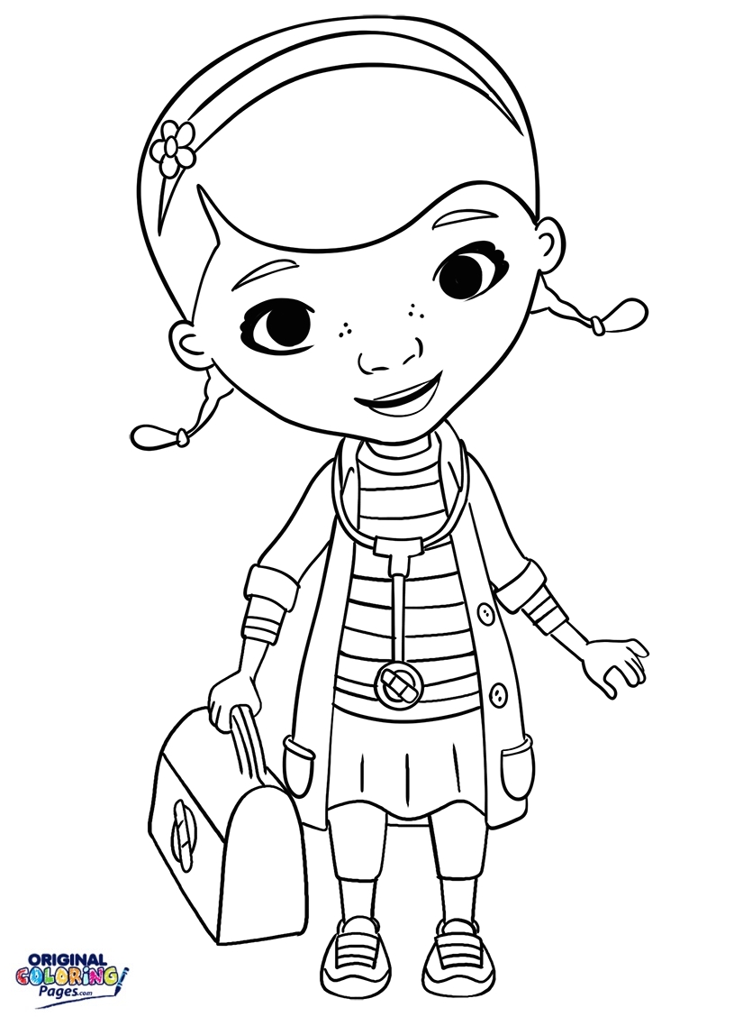 815x1138 Doc Mcstuffins Stuffed Animal Coloring Pages Gallery Best Image