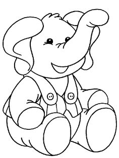 236x314 Elephant Color Page, Animal Coloring Pages, Color Plate, Coloring