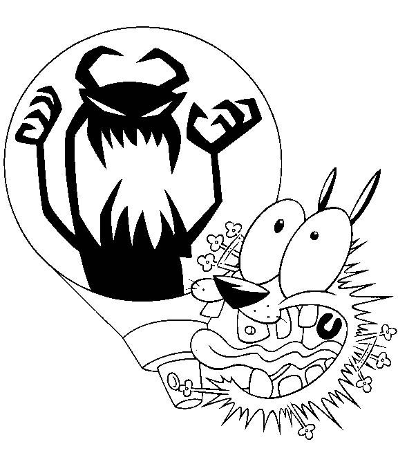576x668 Printable Coloring Pages Gt 2 Stupid Dogs Gt