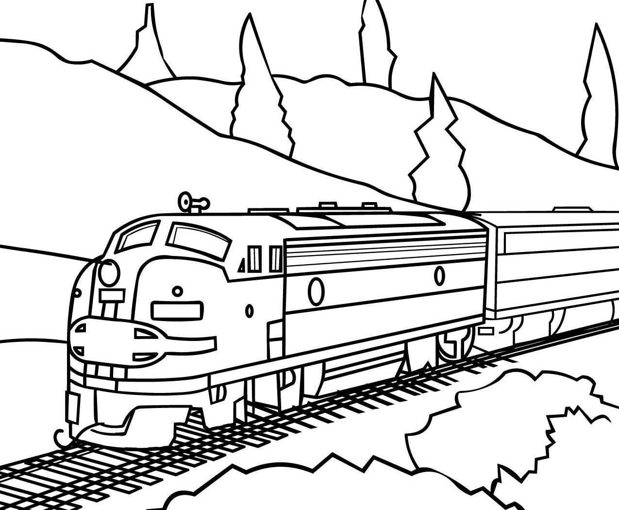 1275x1050 Amtrak Train Coloring Pages
