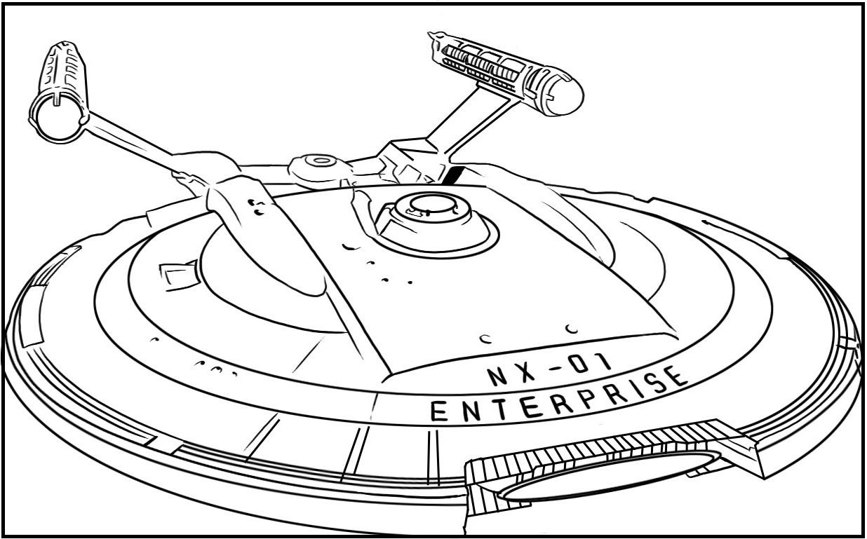 1236x769 Successful Star Trek Coloring Pages For Kids The Uss Starship