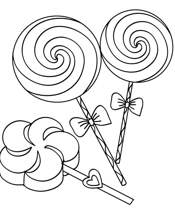 600x729 Lollipop Coloriage Lollipop Coloring Page My First Coloriage