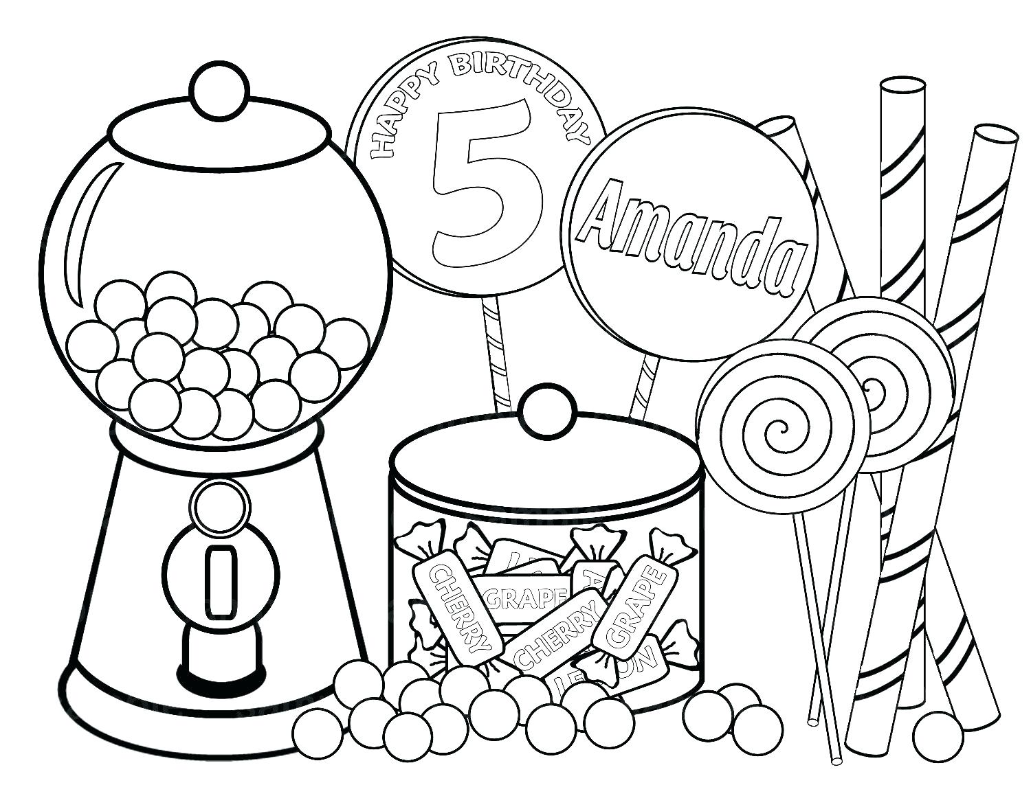 1500x1159 Coloring Pages Christmas Lollipop Page Printable Clamp Gingerbread