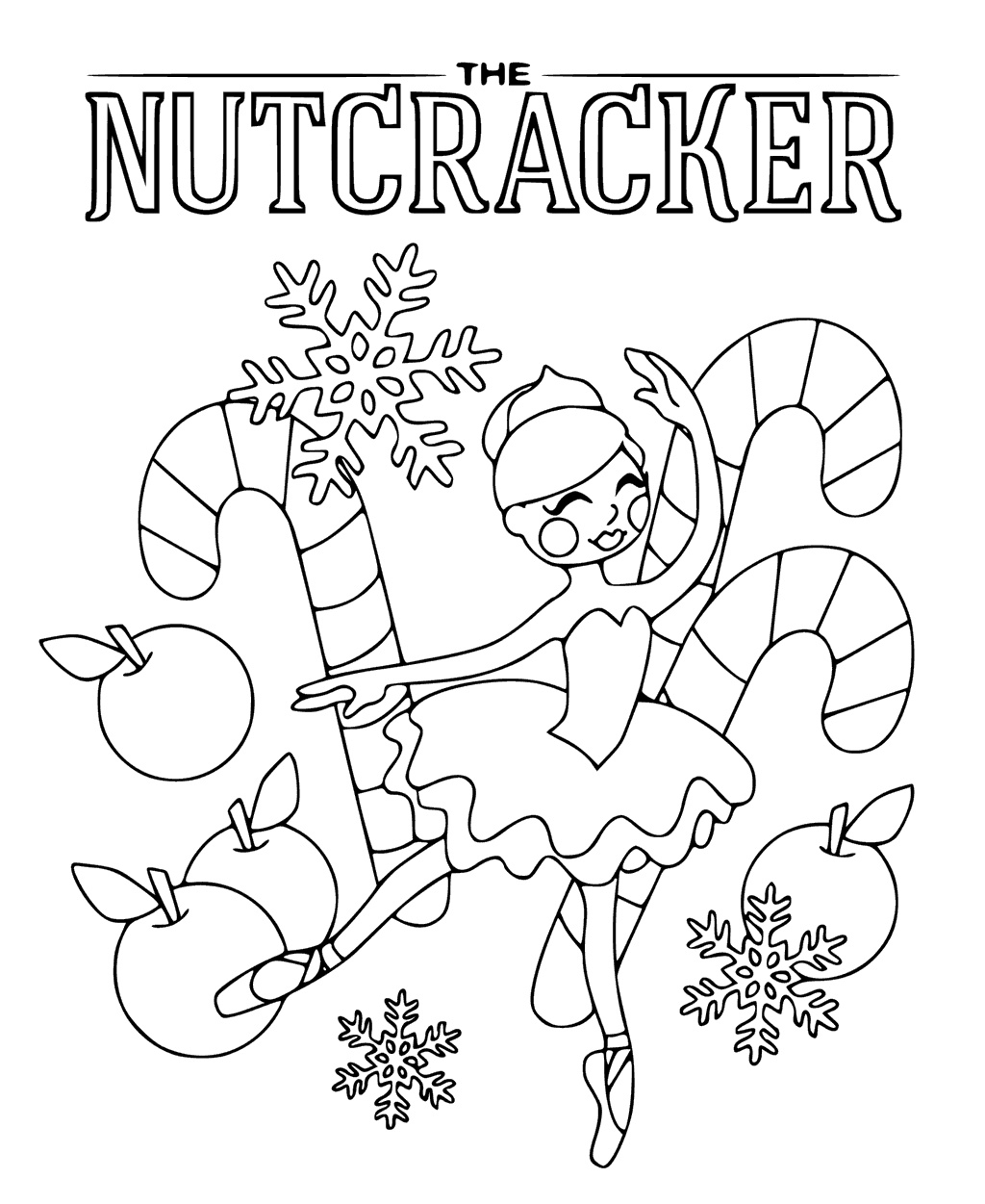 1024x1251 Nutcracker Ballet Coloring Pages