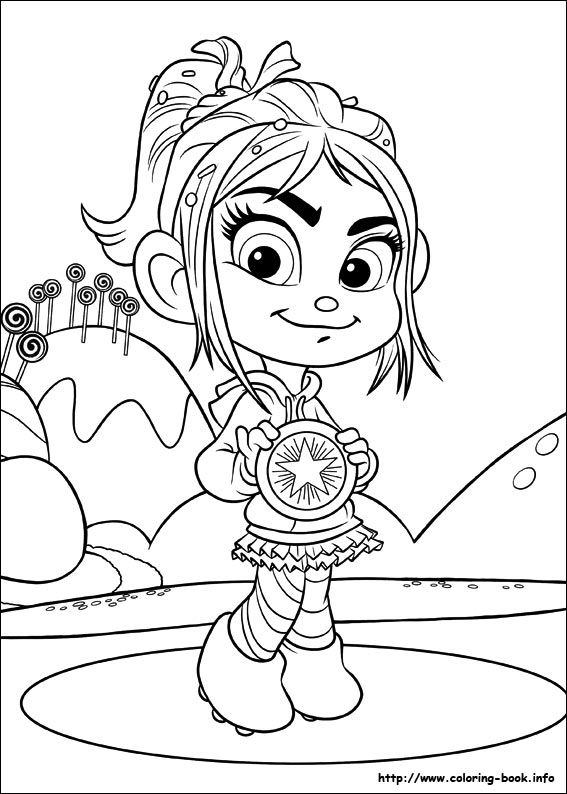 567x794 Vanellope Von Schweetz Wreck It Ralph Digi Stamps