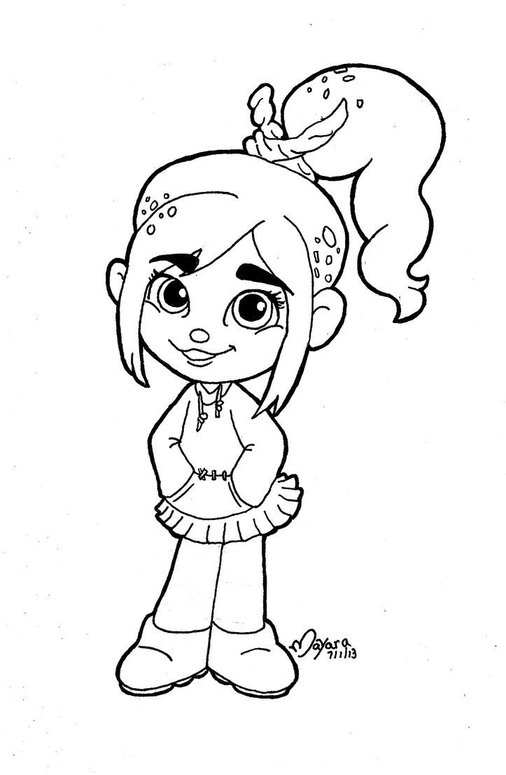 723x1106 Vanellope Clipart