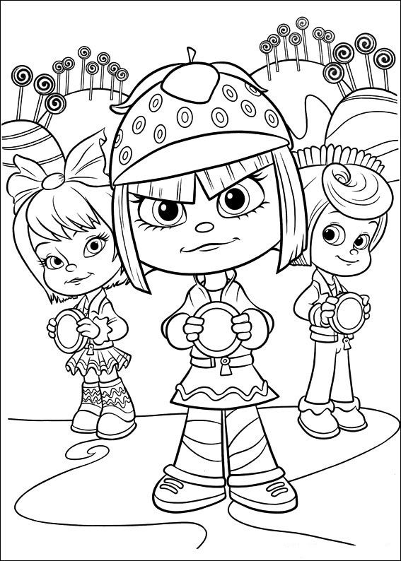 567x794 15 Best Coloring Pages (Wreck It Ralph) Images
