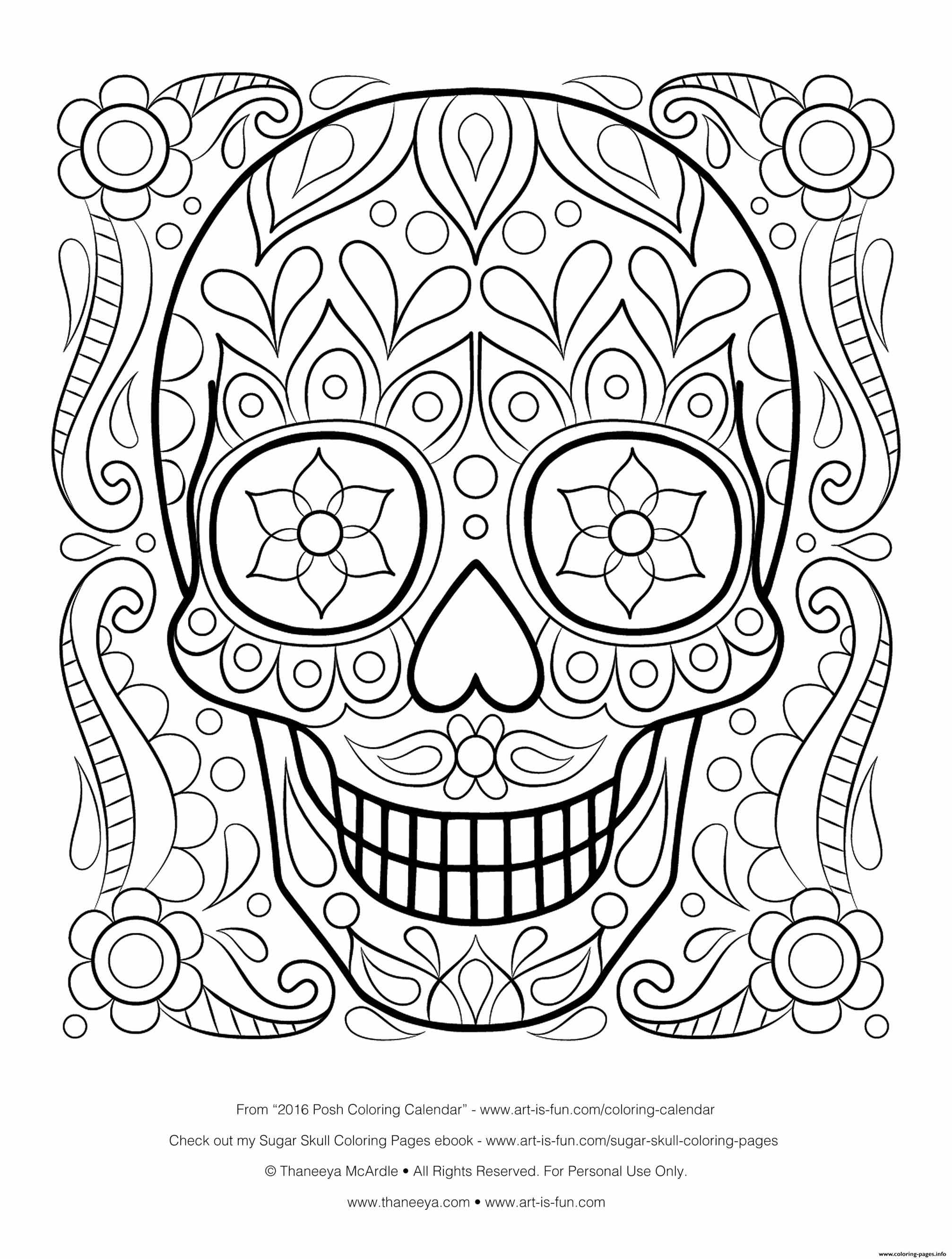2014x2663 Sugar Skull Cat Coloring Pages Online Coloring Printable