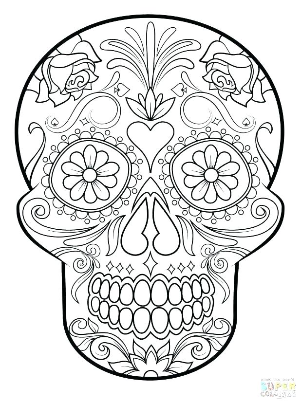 618x828 Coloring Pics Coloring Pages Skulls Skulls Coloring Pages Skull