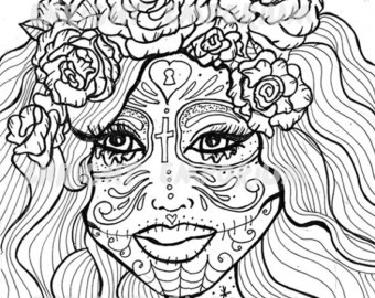 340x270 Coloring Pages For Girls Of Scullls Preschool Tiny Page Photo