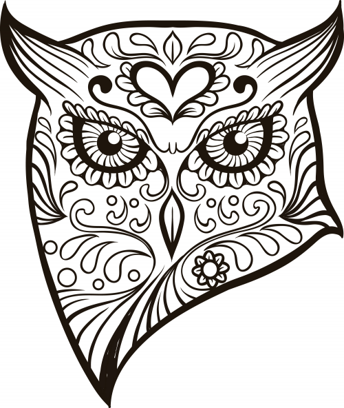 500x592 Sugar Skull Advanced Coloring 7 Sugar Skulls, Free Printable