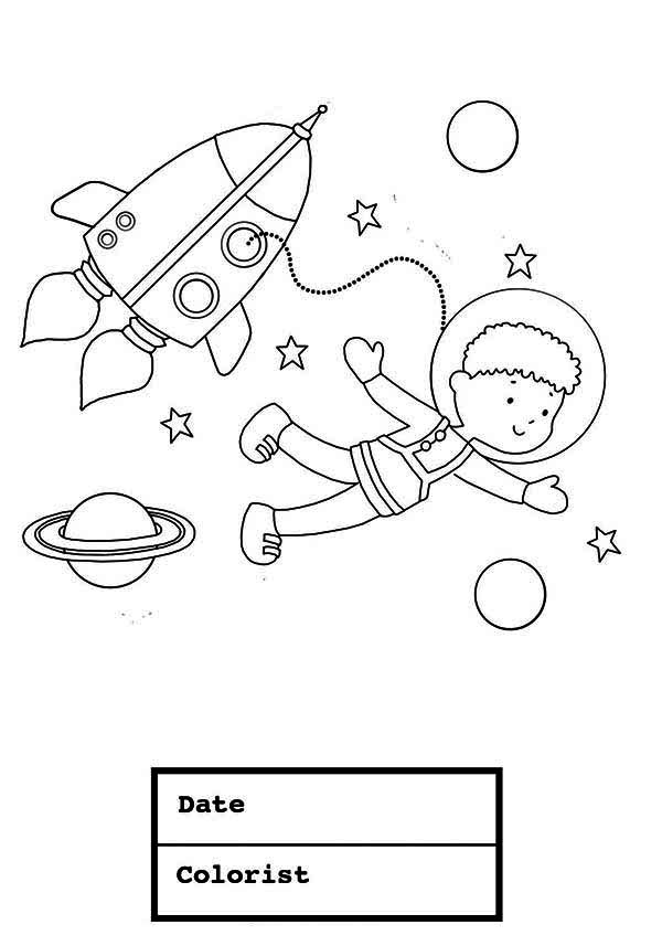 Suit Coloring Page