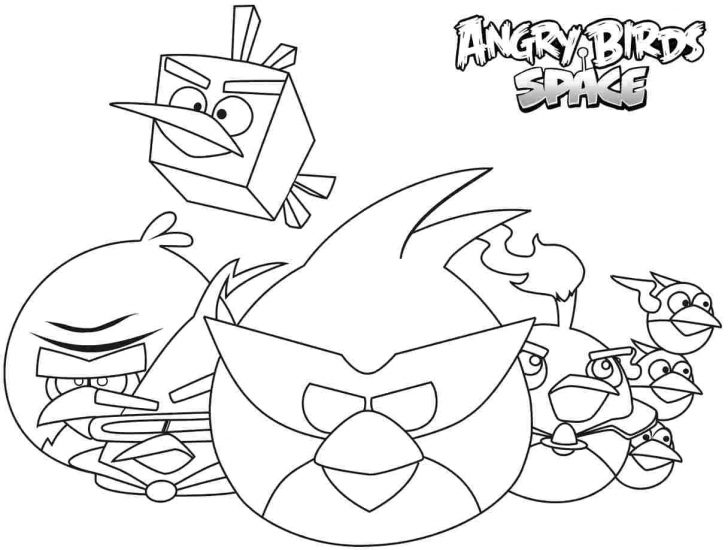 728x550 Alien In Space Suit Coloring Page Pages For Teens Angry Birds