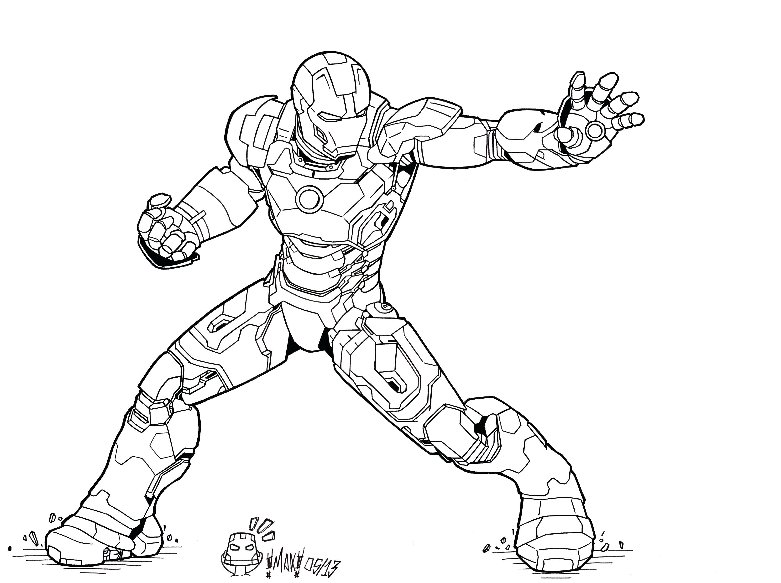 3273x2444 Mark Coloring Pages Iron Man Suit Page Printable For Kids