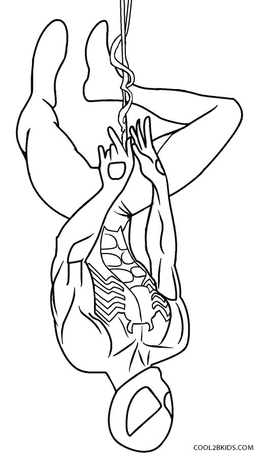 516x897 Printable Spiderman Coloring Pages For Kids Cool2bkids