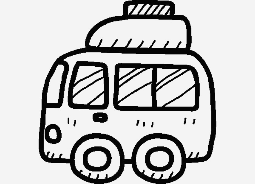 Suitcase Coloring Page