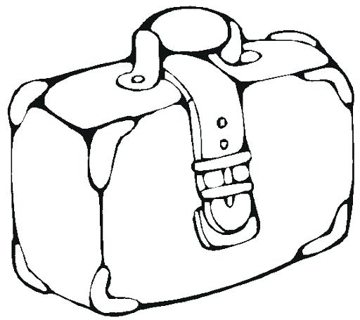 512x455 Suitcase Coloring Page Holiday Suitcase Colouring Page Free