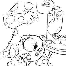 220x220 Monsters, Inc. Coloring Pages
