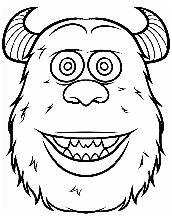 Sully Coloring Page