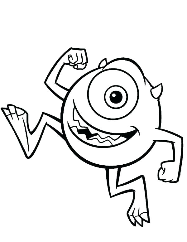 600x776 Sulley Coloring Pages Monsters University Coloring Pages East Mike