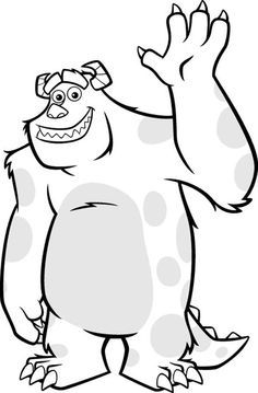 236x359 Sully Monsters Inc Coloring Page Best Of Monsters University