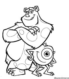 236x269 Coloring Sheet Sully Amp Mike Art Sully, Monsters