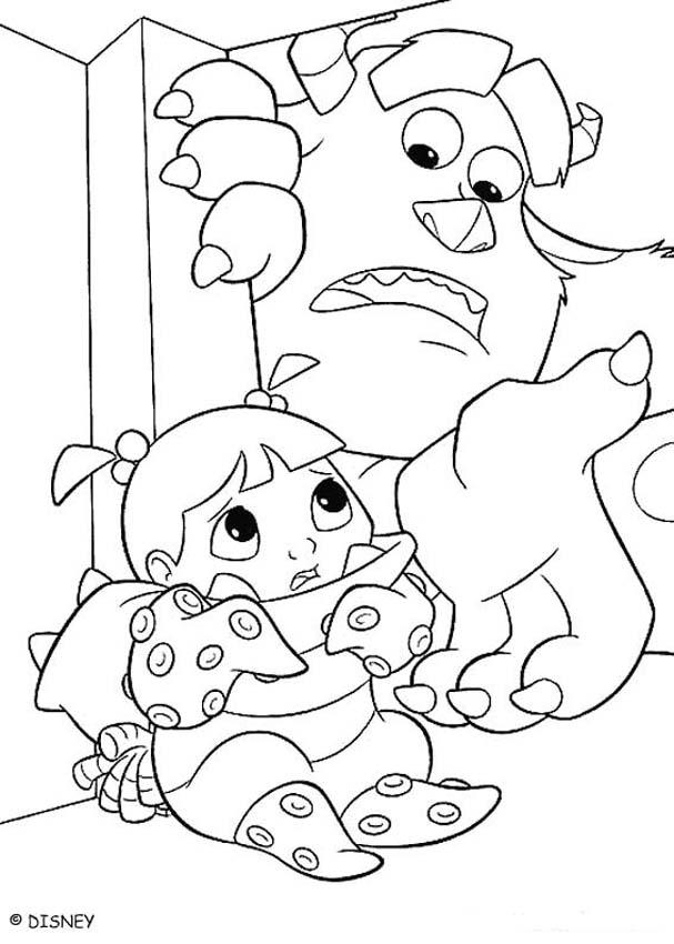 607x850 Mike Wazowski And Sulley Coloring Pages