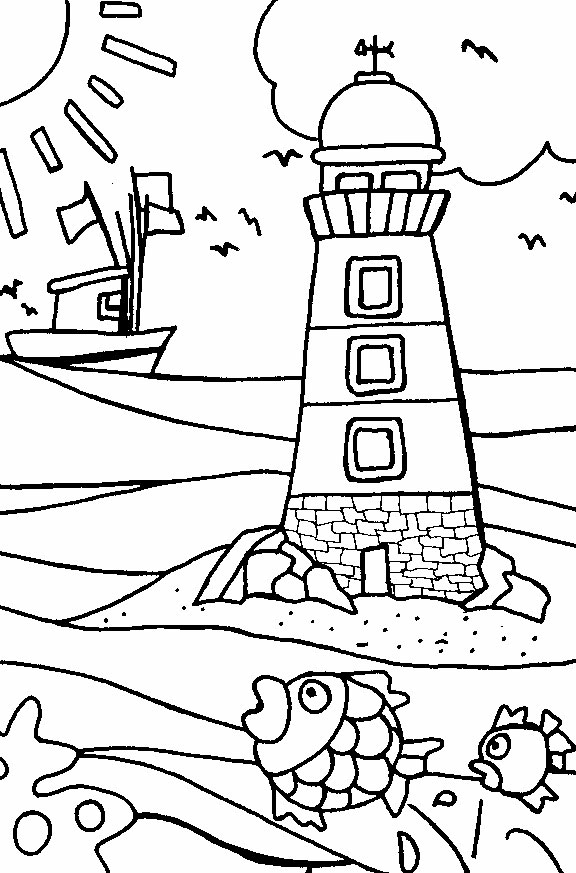 576x873 Beach Coloring Sheets Free Printable Beach Coloring Pages For Kids