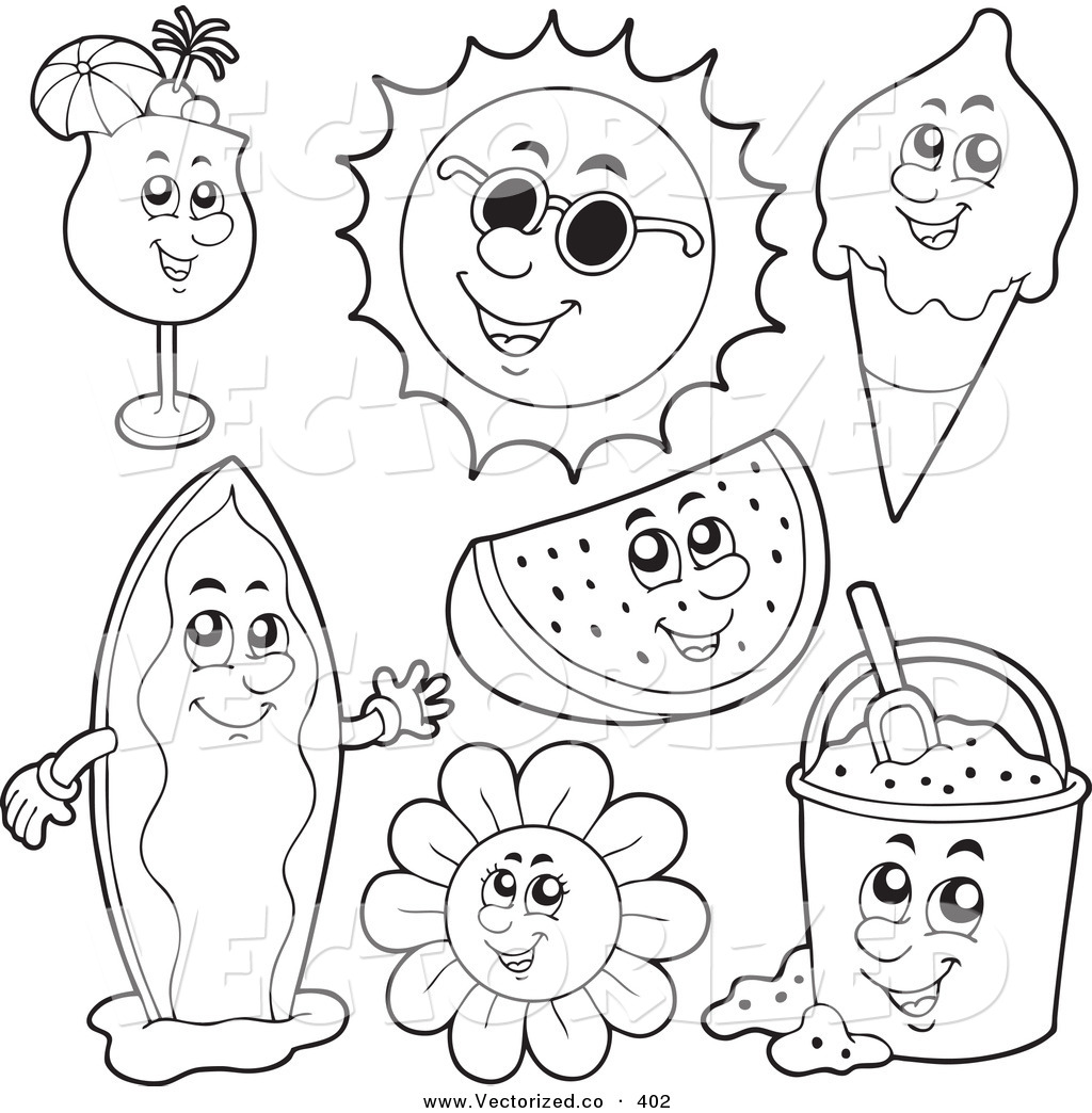 1024x1044 Summer Coloring Pages