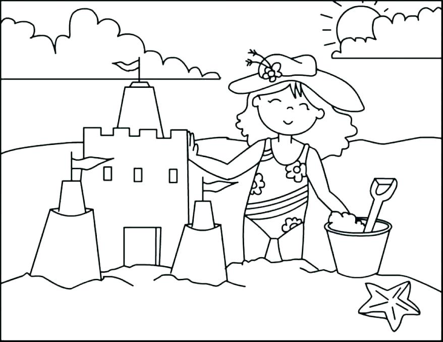 878x677 Free Printable Summer Coloring Pages Summer Color Pages Summer